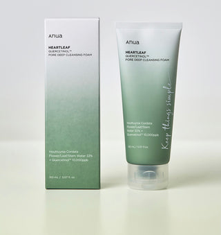 Anua Heartleaf Quercetinol Pore Deep Cleansing Foam - Sk1ntro