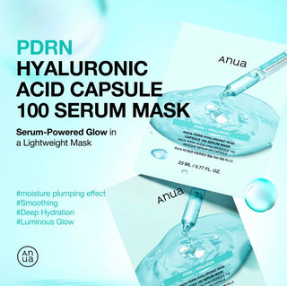 Anua PDRN Hyaluronic Acid Capsule 100 Serum Mask Sheet