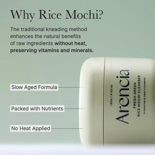 Arencia Fresh Green Mochi Cleanser 120g