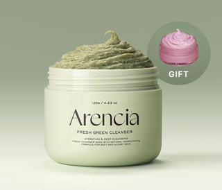 Arencia Fresh Green Mochi Cleanser 120g + Rosehip cleanser 15g Set - Sk1ntro