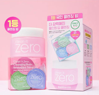 BANILA CO Clean it Zero Original Cleansing Balm 100ml Set + Travel Kit 3ml*12ea - Sk1ntro