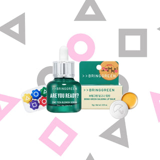 [Bundle Offer] Squid Game 2 X BRINGGREEN Serum + Lip Balm Set - Sk1ntro