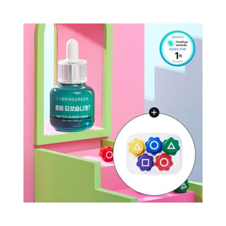 Squid Game 2 X BRINGGREEN Zinc Teca Blemish Serum 25ml + Gonggi - Sk1ntro