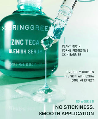 Squid Game X BRINGGREEN Zinc Teca Blemish Serum 25ml + Gonggi