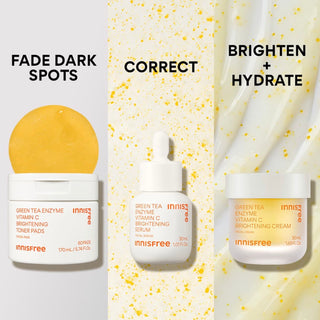 innisfree Vitamin C Green Tea Enzyme Brightening Trio Kit