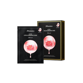 JM solution Active Lotus Nourishing Mask Box (10 Sheets) - Sk1ntro