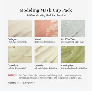 LINDSAY Modeling Masking Cup Pack 28g