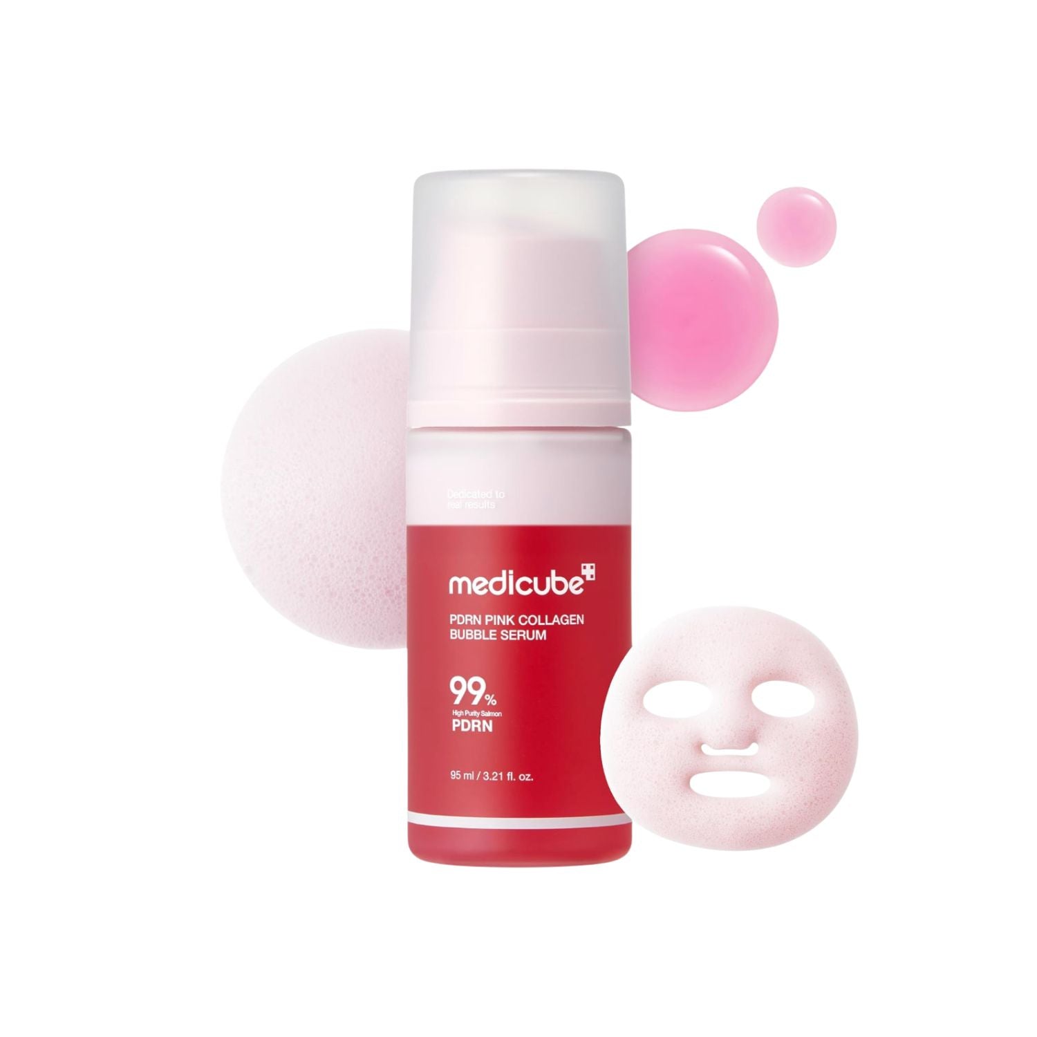 Medicube PDRN Pink Collagen Bubble Serum 95ml