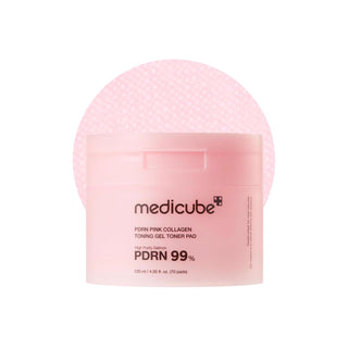 medicube PDRN Pink Collagen Toning Gel Toner Pad 70pads