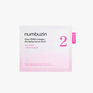 numbuzin No.2 Rose PDRN Collagen Plumping Serum Duo 10ml (Mild + Intensive)