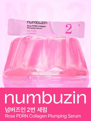 numbuzin No.2 Rose PDRN Collagen Plumping Serum Duo 10ml (Mild + Intensive)