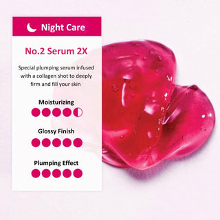 numbuzin No.2 Rose PDRN Collagen Plumping Serum Duo 10ml (Mild + Intensive)