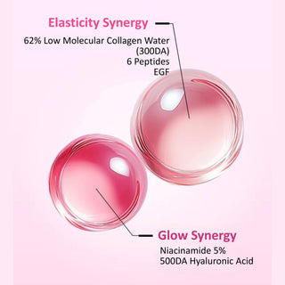 numbuzin No.2 Rose PDRN Collagen Plumping Serum Duo 10ml (Mild + Intensive)