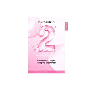 numbuzin No.2 Rose PDRN Collagen Plumping Sheet Mask