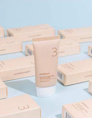 numbuzin No.3 Porcelain Base-skip Tone Up Beige 35ml+35ml Duo Set - Sk1ntro