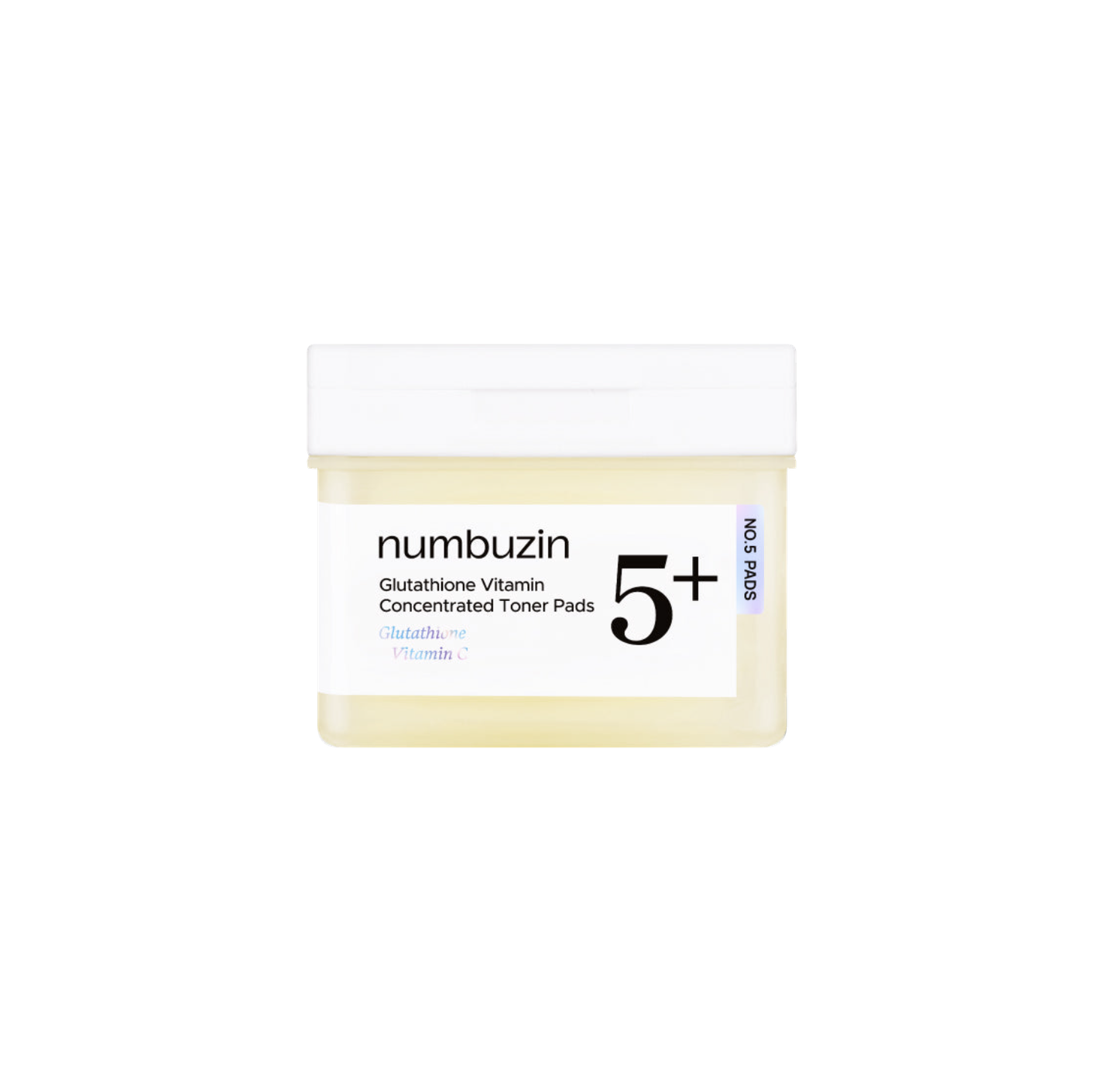 Numbuzin No.5+ Glutathione Vitamin Concentrated Toner Pads 70 pads