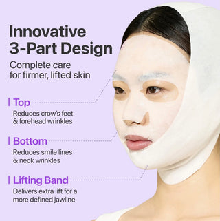 numbuzin No.9 NAD+ BIO Lifting-sil Full Face Mask (4 Sheet + Lifting Band)