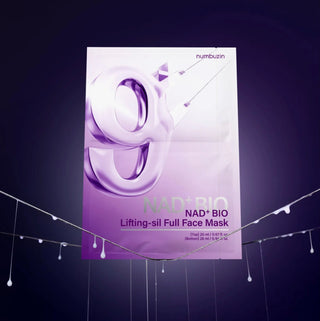 numbuzin No.9 NAD+ Bio Lifting Full Cover Facial Mask 4 Sheet + Gift - Sk1ntro