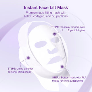 numbuzin No.9 NAD+ Bio Lifting Full Cover Facial Mask 4 Sheet + Gift - Sk1ntro