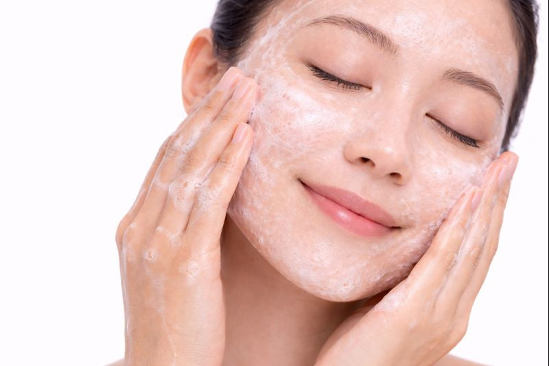 skincare routine step 1 cleansing