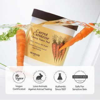 SKINFOOD Carrot Carotene Calming Water Pad 60pads
