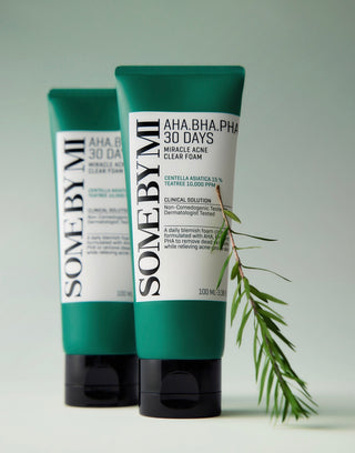 SOME BY MI AHA,BHA,PHA 30 Days Miracle Acne Clear Foam - Sk1ntro