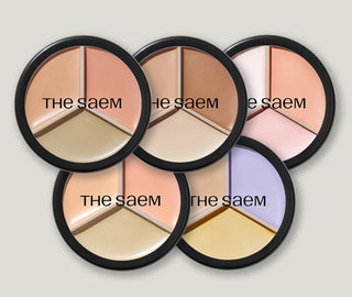 the SAEM Cover Perfection Triple Pot Concealer