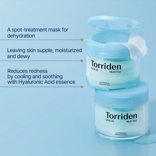 Torriden DIVE-IN Low Molecular Hyaluronic Acid Multi Pad 80pads