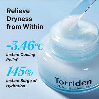 Torriden DIVE-IN Low Molecular Hyaluronic Acid Soothing Cream 100ml